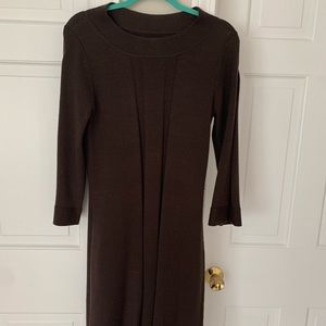 Calvin Klein brown sweater dress